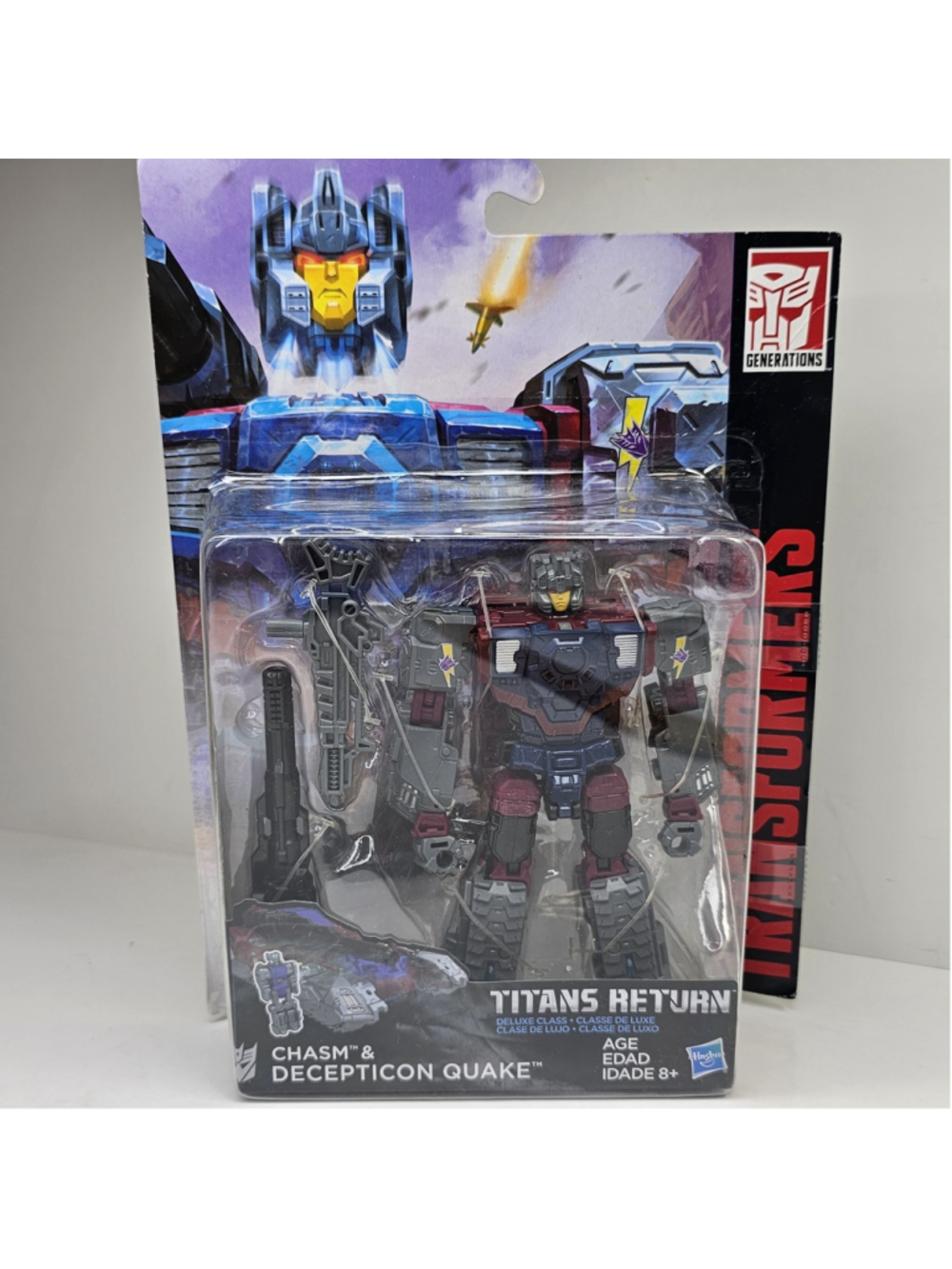 SEALED Transformers Titans Return Headmaster Decepticon Quake & Chasm